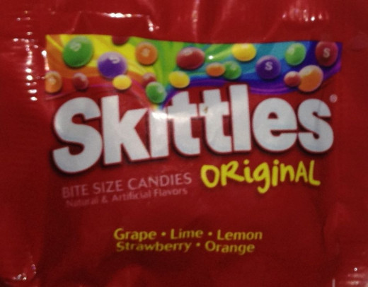 pic of bag of Skittles