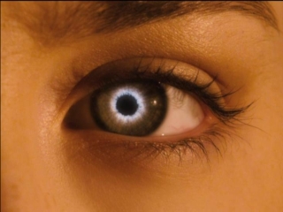 When a person becomes a Host for an alien parasite their eyes change in the light