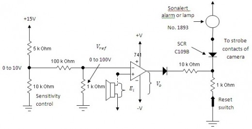 Sound triggered switch schematics