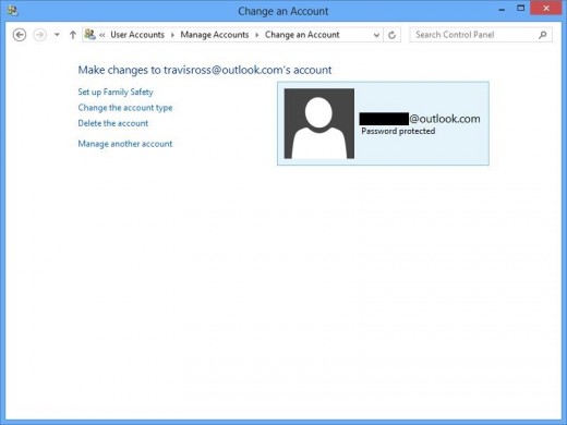Click "Delete the account." Another dialog box appears, asking if you want to keep the user account's personal files.