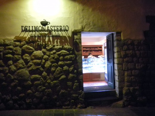 Entrance to the bakery