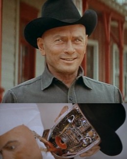Yul Brynner as the Gunslinger in Westworld 