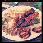 This is the size on the mixed grill, it is huge! Can Zaman