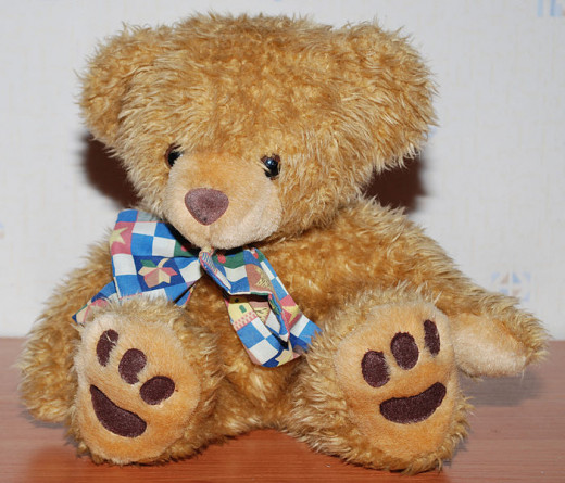 A teddy bear can work wonders on a fire scene.