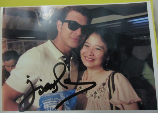 autographed photo with Jericho