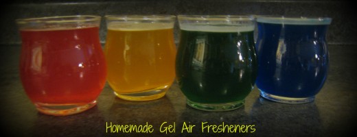 How to make homemade Gel Air Fresheners. 