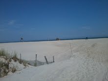 BEAUTIFUL WHITE SANDY BEACHES ON LONG BEACH ISLAND, (BRANT BEACH) THE SUMMER OF 2012