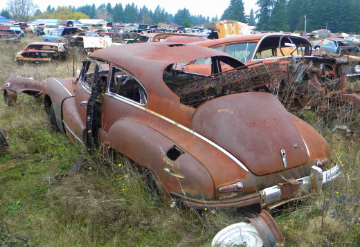 "Rust is beautiful.  She's from 1948."