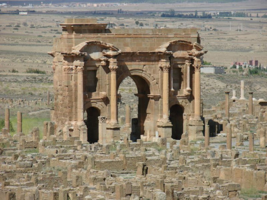 Trajan's Arch, Timgad