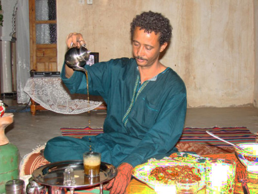 sweet mint tea and a hearty meal shared with the Tuareg