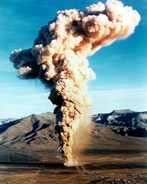 This was the Banberry underground Nuclear Test December 18, 1970