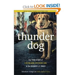 Rocelle: Michael Hingson's Guide Dogwwas terrified by thunderstorms. But on 9/11 she led her blind companion from his office on the 78th floor of the World Trade Center building then as the towers fell she remained at his side a pillar of courage.