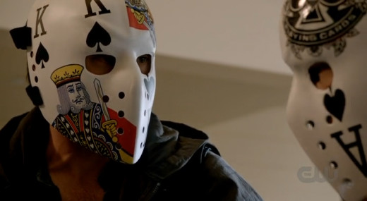 Nice masks! But where are your flying playing cards?