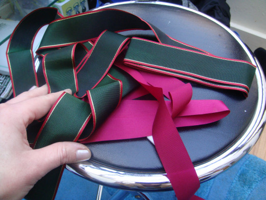Christmas ribbon
