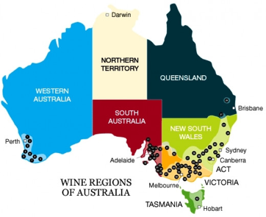 Australian Wines - Find Information about the Wineries, Terroir for 