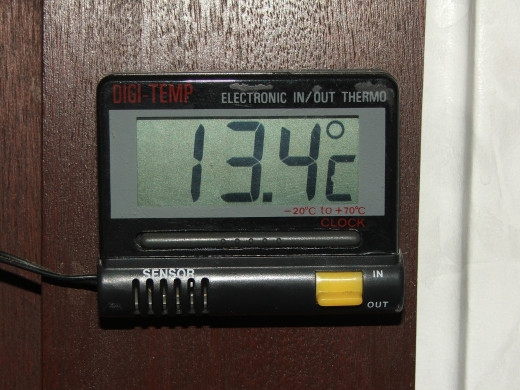 Even a drop of five degrees can feel cold to most people. If it can't be explained, this may be an indication of paranormal activity.