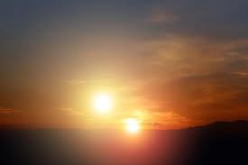 I found this on Google images labelled Two Suns, I wasn't aware Earth was in a binary star system.