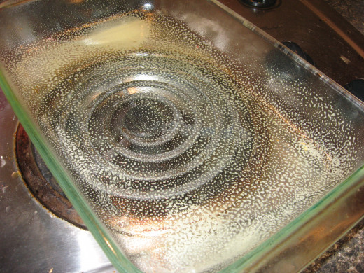 Spray a 9 x 13 baking dish with cooking spray.