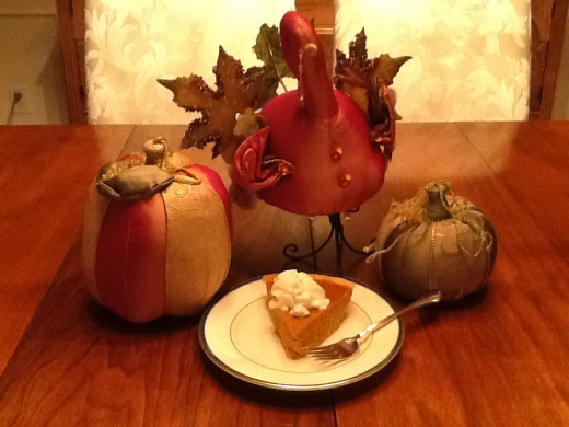 Turkey and pumpkin pie go together