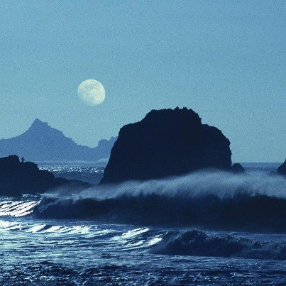 A soothing scene in our minds can help a little.