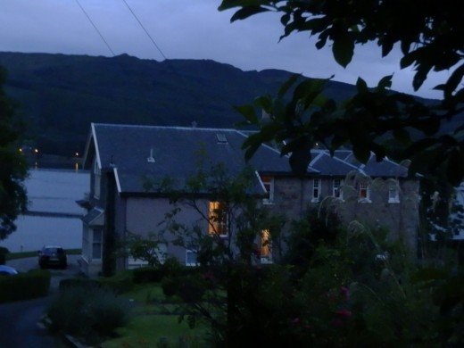same view but with 'sunset' filter (no flash)