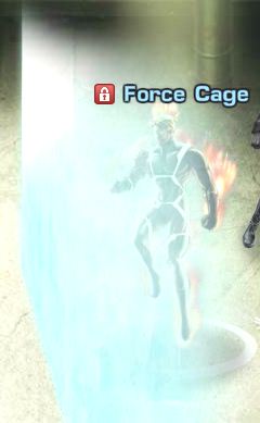Human Torch in Force Cage