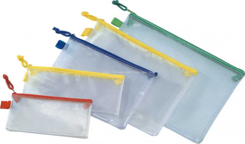 Some Vinyl mesh bags in different sizes.
