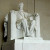 This statue of Abraham Lincoln (1920) by Daniel Chester French in the Lincoln Memorial was photographed by Raul654 on August 12, 2002.