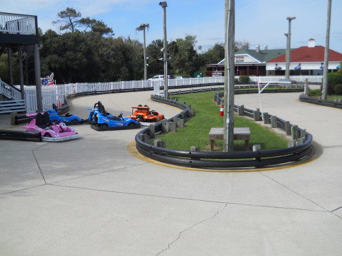 Corolla Raceway Bumper Car track. 