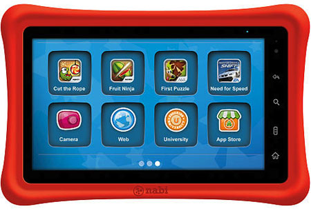 The nabi 2 is a kid-friendly tablet running a version of the Android operating system.