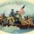 Washington crossing the Delware with his men