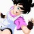 Videl attacking Videl attacking