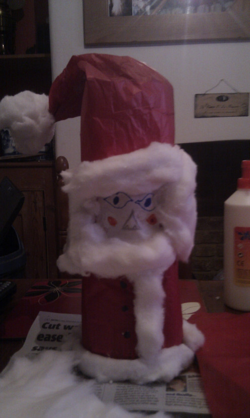 Coffee jar Santa!