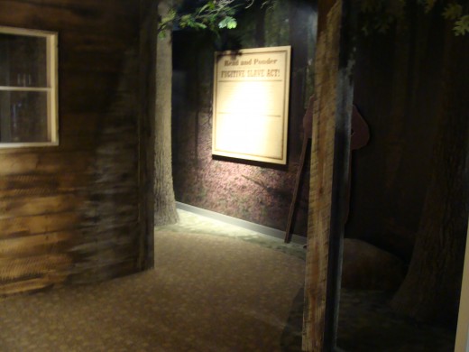 The Underground Railroad display was a wealth of information.