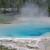 Steam rises off of a hot spring - would not want to step anywhere near there. Steam rises off of a hot spring - would not want to step anywhere near there.