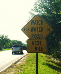 Turn Around Don't Drown (TADD) Flood Water Driving Safety Warnings