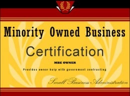 minority owned business certification