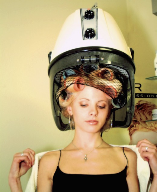Coloring your hair, rolling it, using hot curlers and hair dryers are all causes of hair loss.