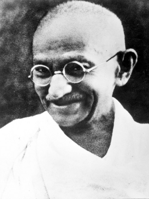 Ghandi promoted a 2-legged approach.