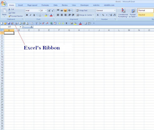 Excel's Ribbon