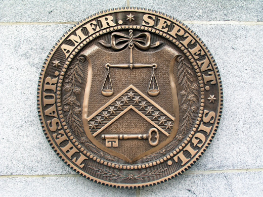 The folks at the U. S. Department of the Treasury have quite a bit of my writing money. 