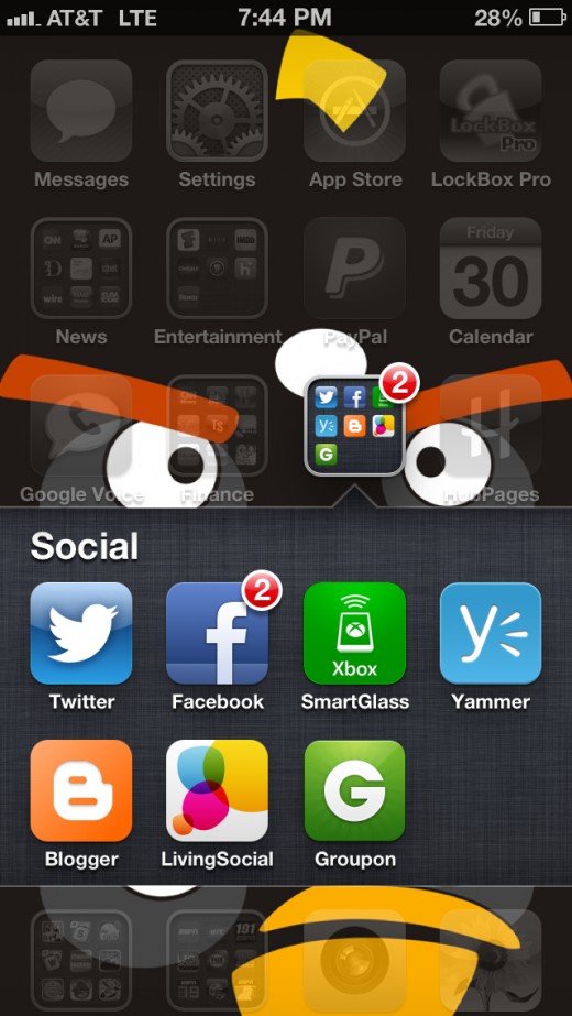 Tap to launch the "Facebook" app.