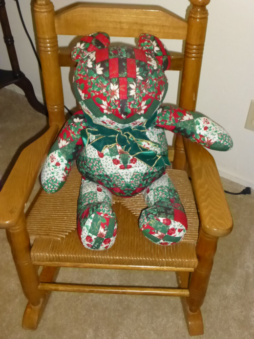 my homemade teddy!