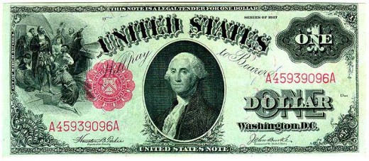 A 1917 US Dollar. A dollar's not worth what it used to be.