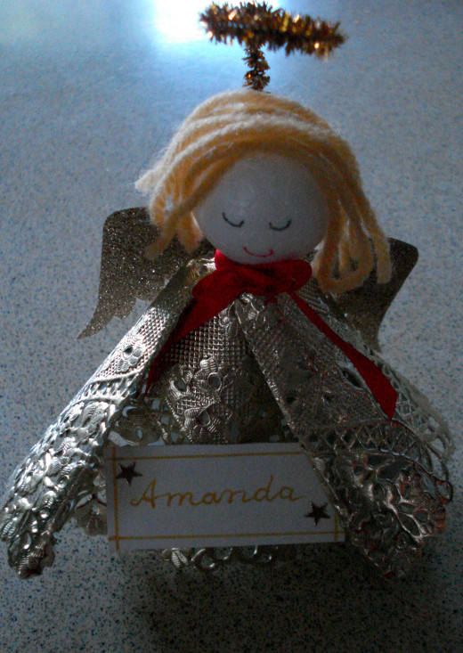 Angel and Place Card