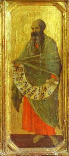 The Prophet Malachi, Duccio di Buoninsegna (c1255-1319) 