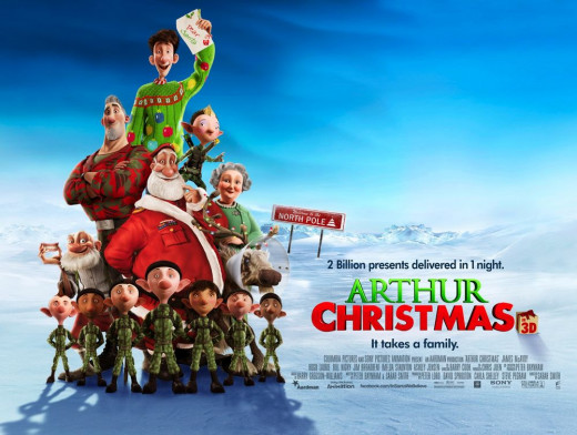 Arthur Christmas (2011) poster