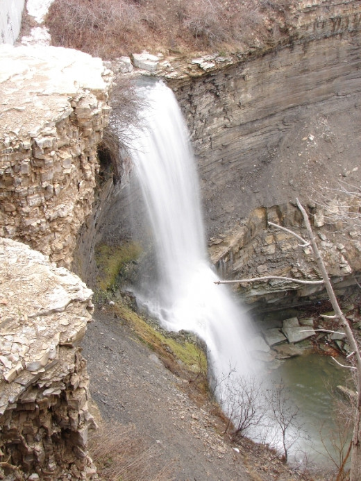 Buttermilk Falls in Spring