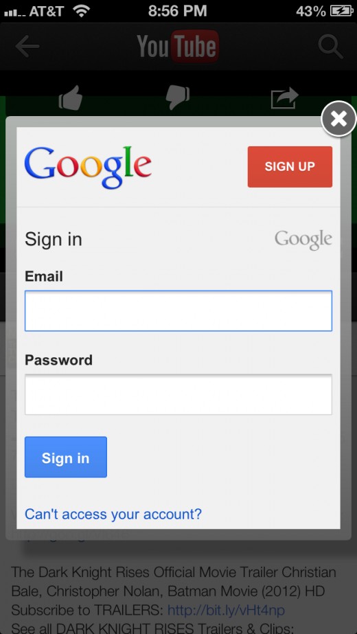 Sign in to your Google account if prompted.