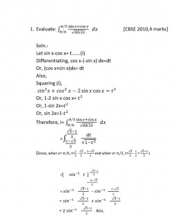 Prepare for board exams-Definite integral problems cover 5-15 marks